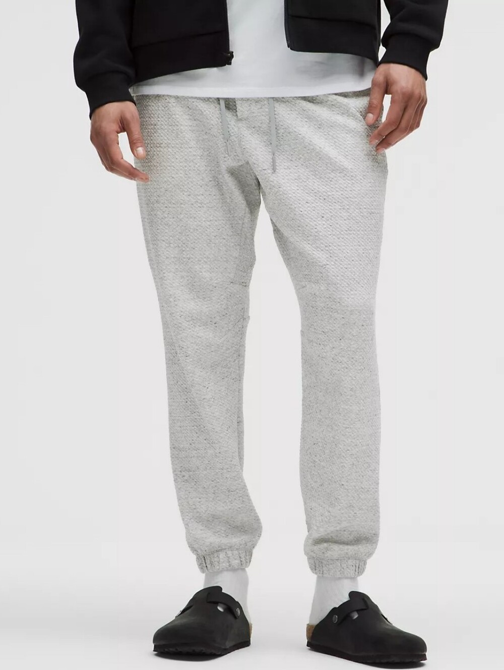 Lululemon Ease The Day Jogger Sweatpants Heather Gray Textured Men's Size M